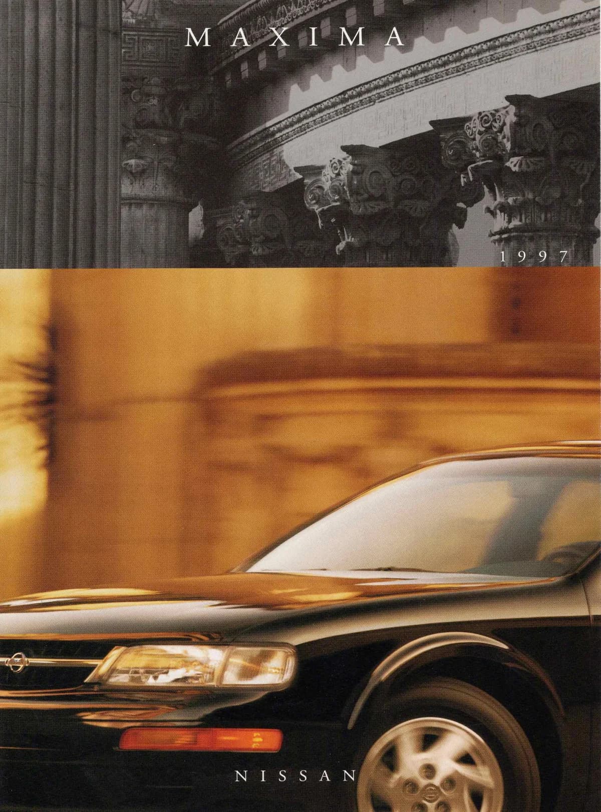 1997 Maxima A32 orijinal ABD broşür kapağı