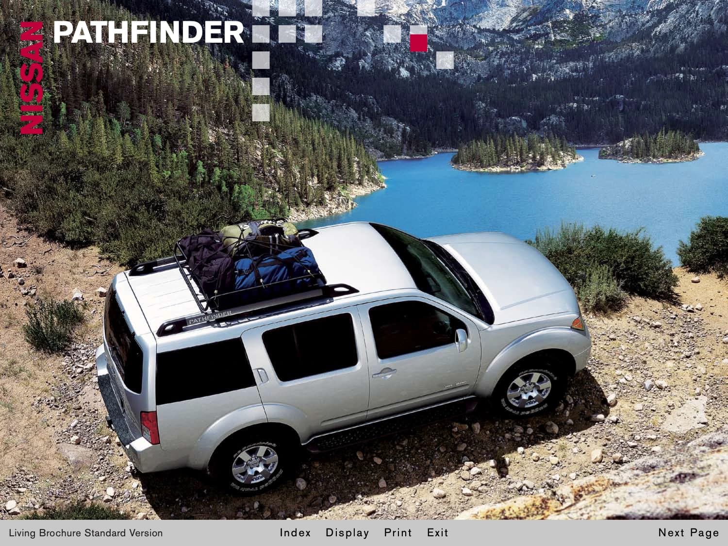 2005 Nissan Pathfinder Satış Broşürü Kapağı